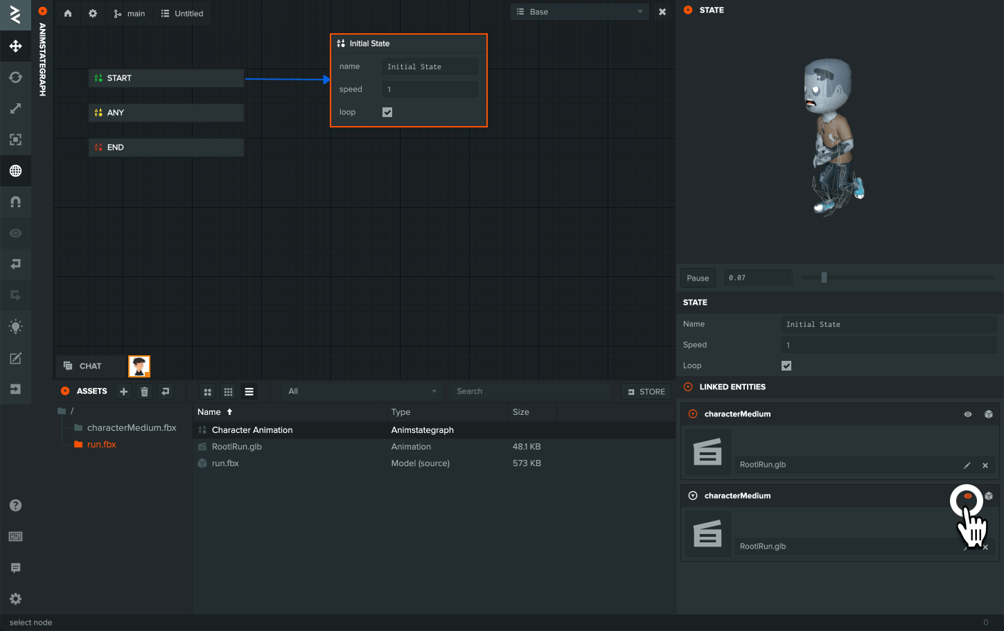 Anim State Graph Preview