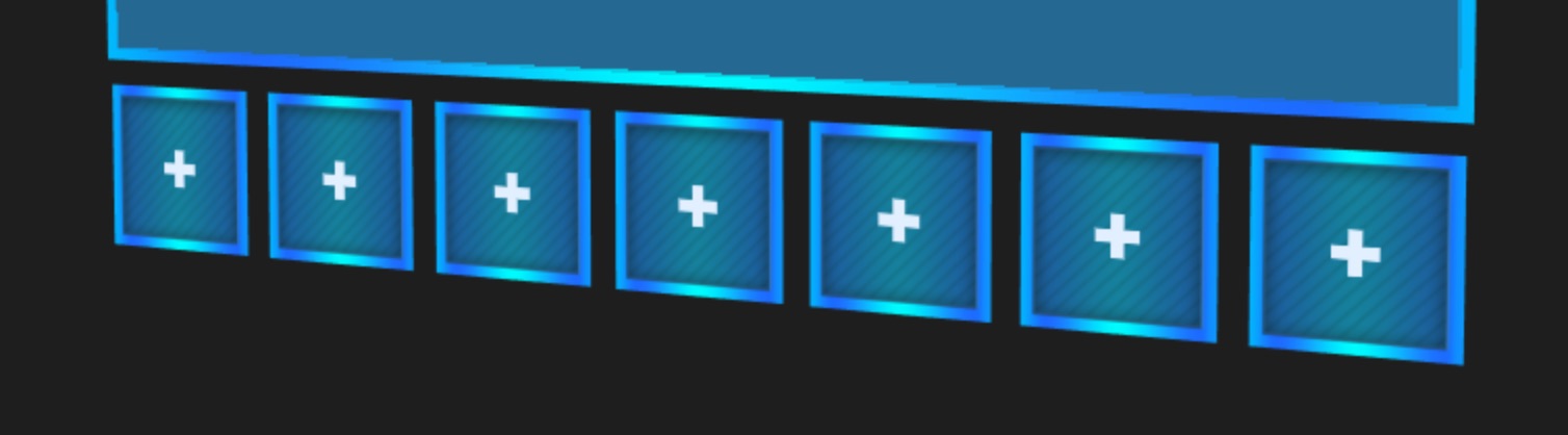 Horizontal Buttons