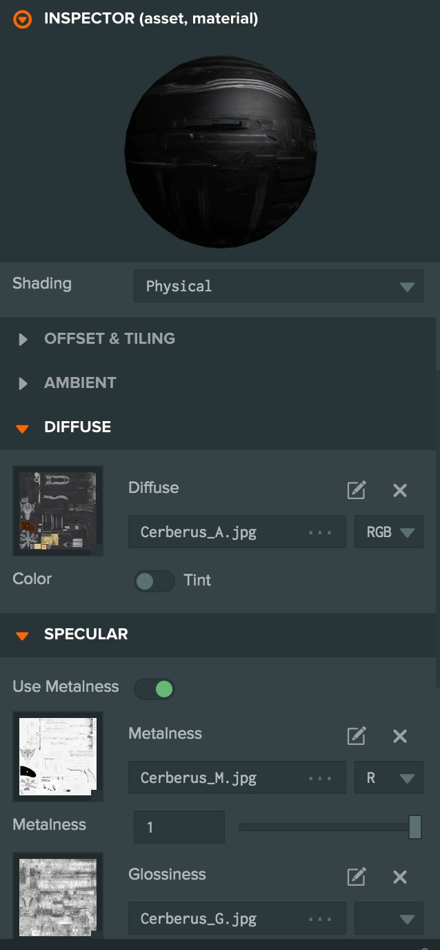 Material Inspector