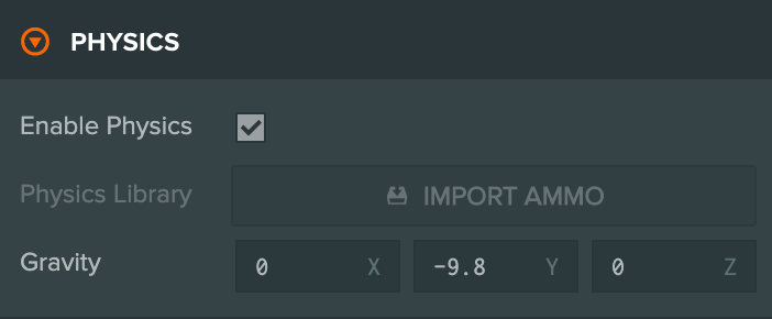 Physics Legacy Settings