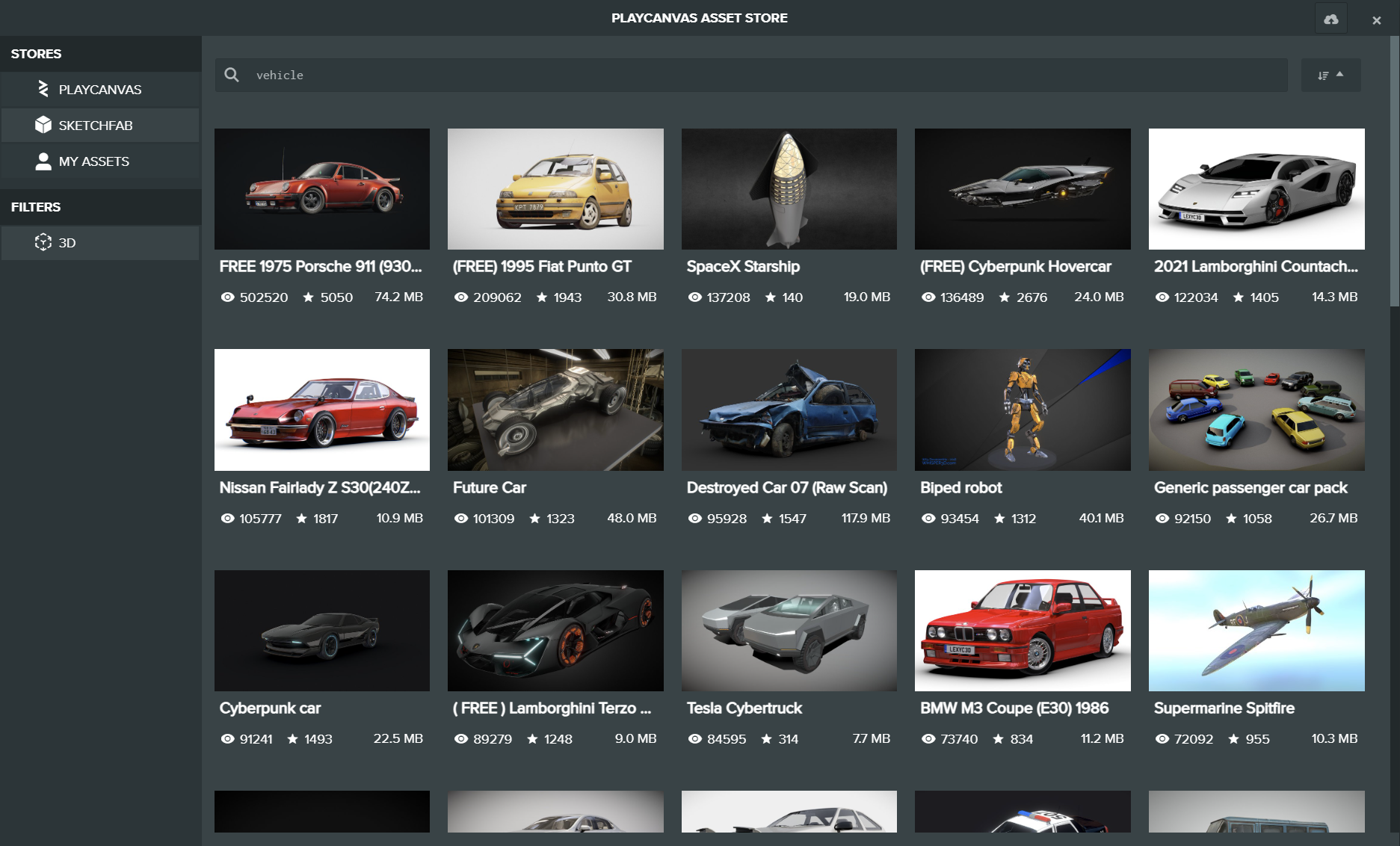 Sketchfab Store