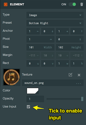 Use Input