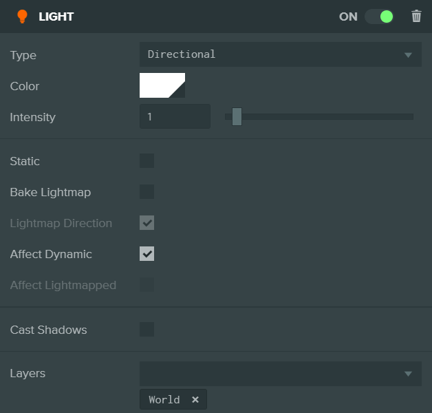 Light component (Directional)