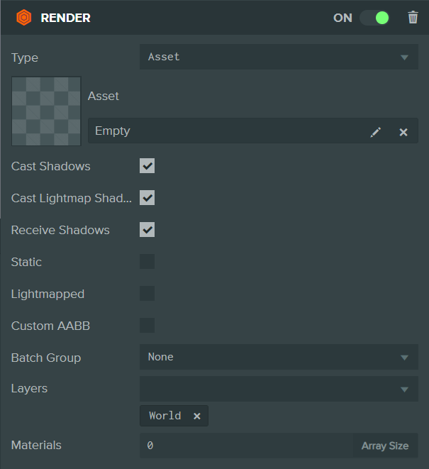 Render component