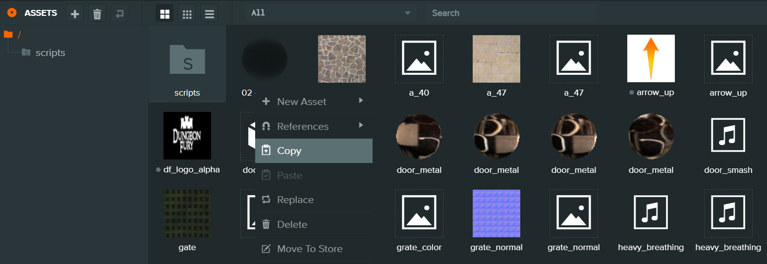 Copy Paste Assets