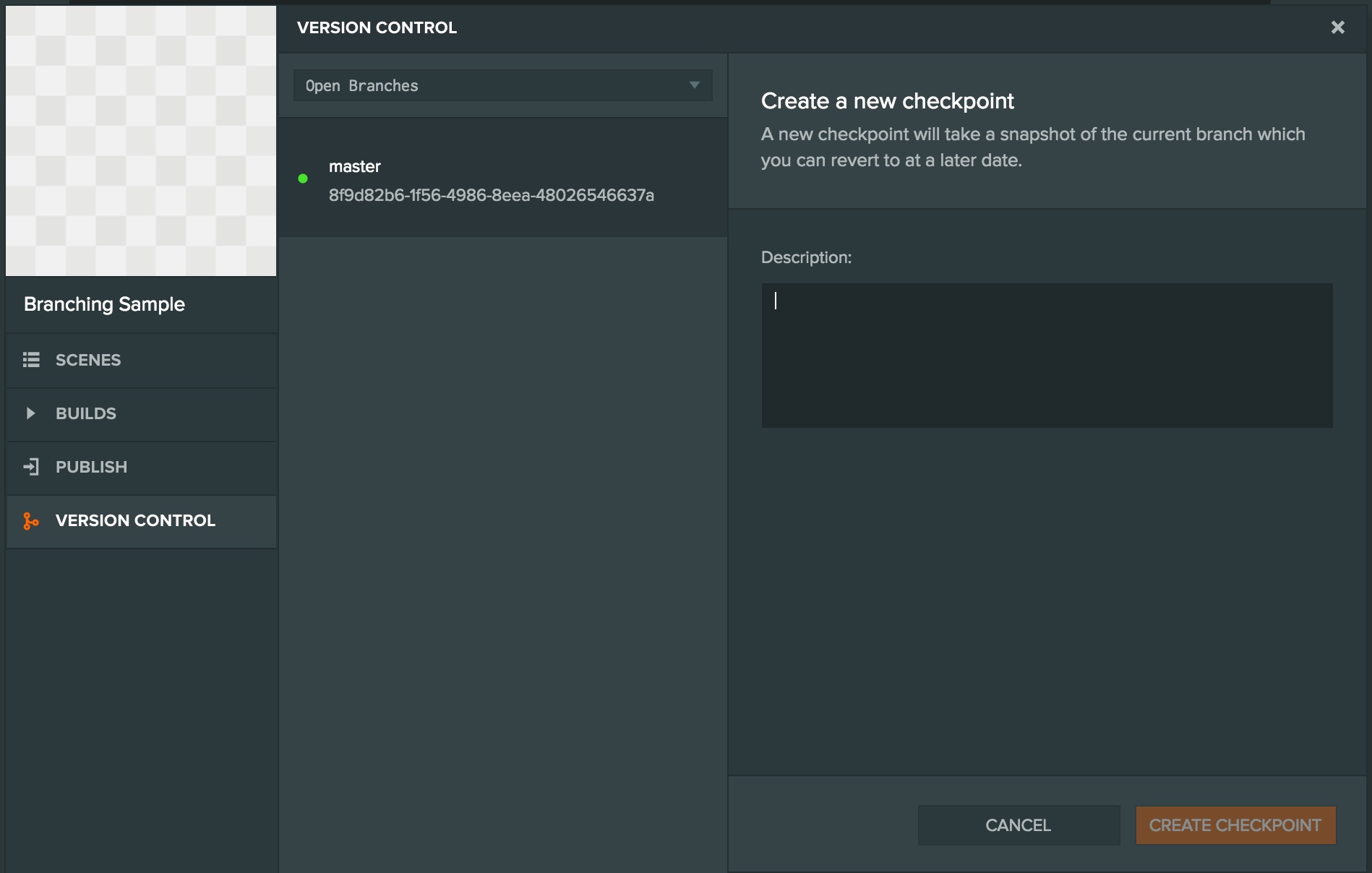Create Checkpoint