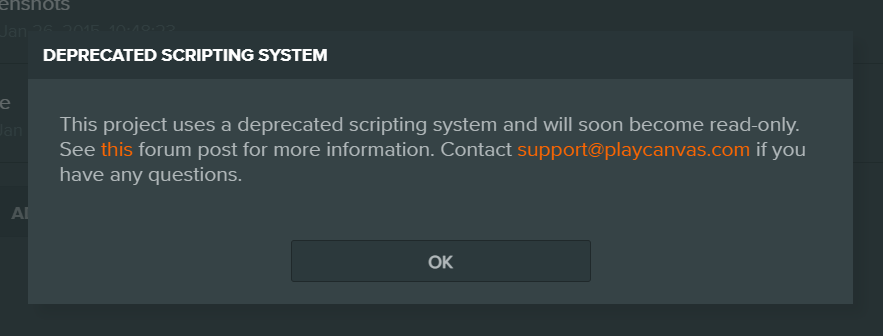 Editor Legacy Script