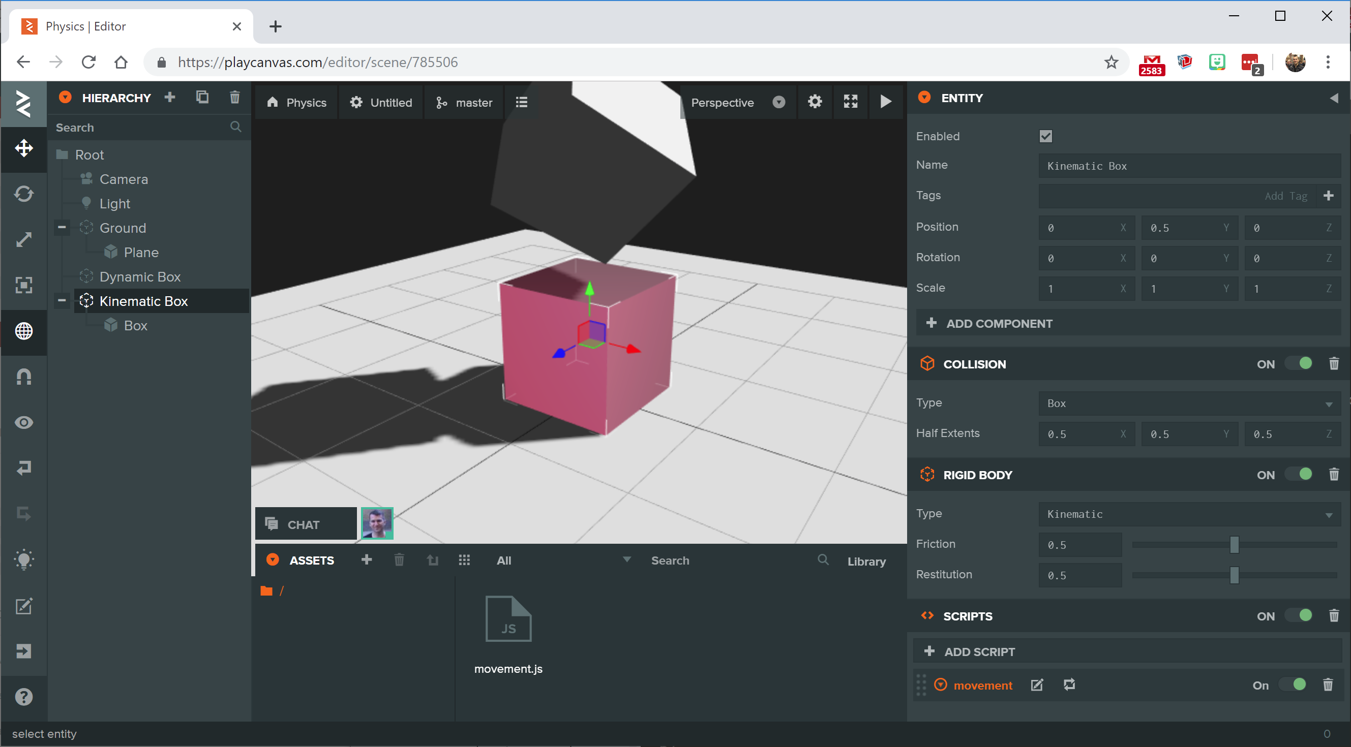 Kinematic Box