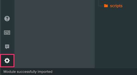 Project settings