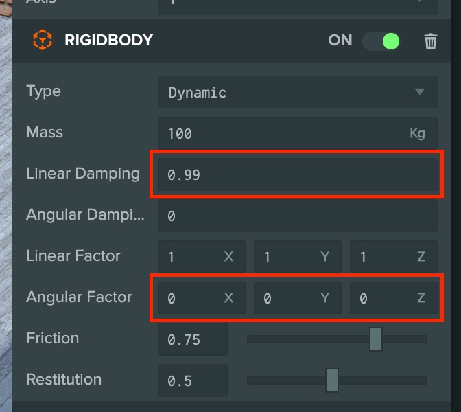 Rigidbody Attributes