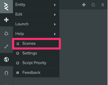 Scenes Menu