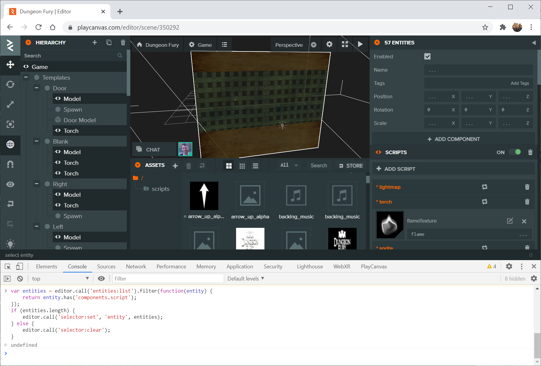 Select Script Entities